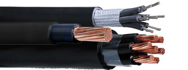An image of various cables to showcase the Transit Catalogue